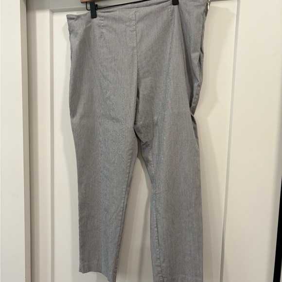 a.n.a Black and White Striped Pants - Picture 1 of 4